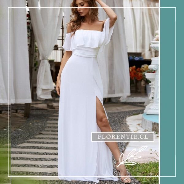 Vestido novia civil cygne - Imagen 3