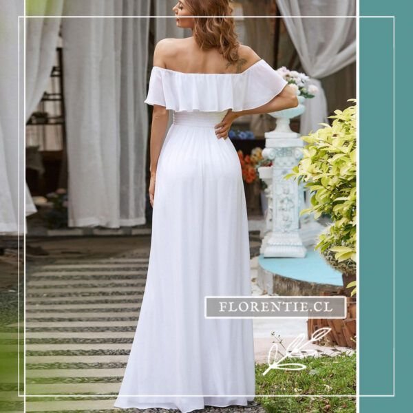 Vestido novia civil cygne - Imagen 6