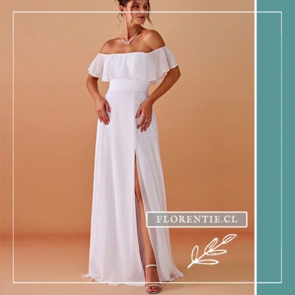 Vestido novia civil cygne - Imagen 5