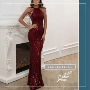 Vestido ajustado largo Ruby
