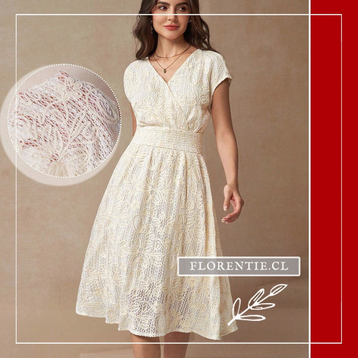 Vestido de novia civil Leonor