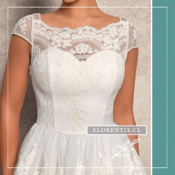 Vestido novia civil Caprio - Imagen 5
