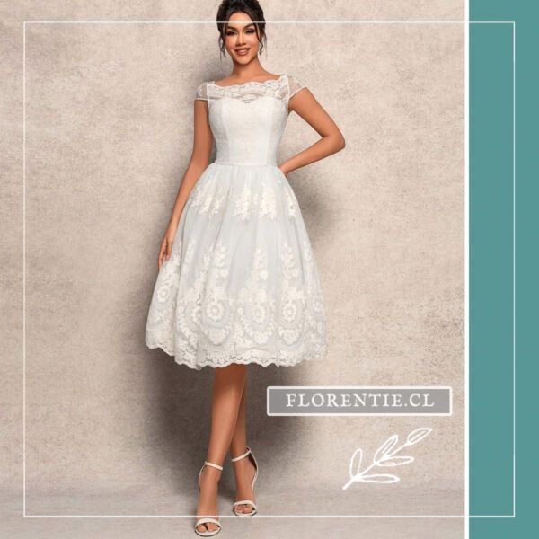 Vestido novia civil Caprio