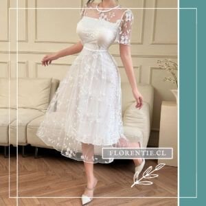 Vestido novia civil Margareth