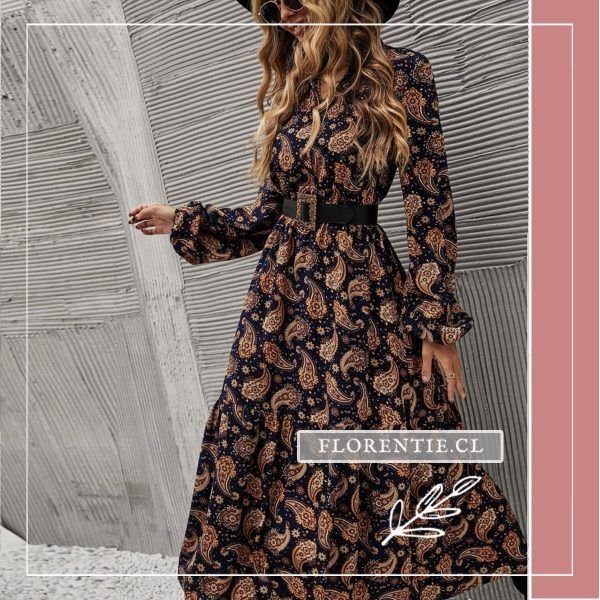 Vestido print paisley