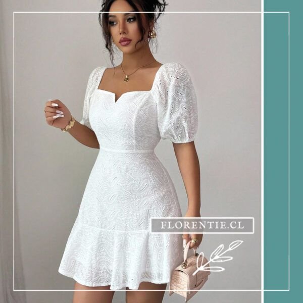 Vestido blanco Ruth - Imagen 3
