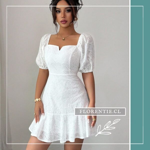 Vestido blanco Ruth - Imagen 4