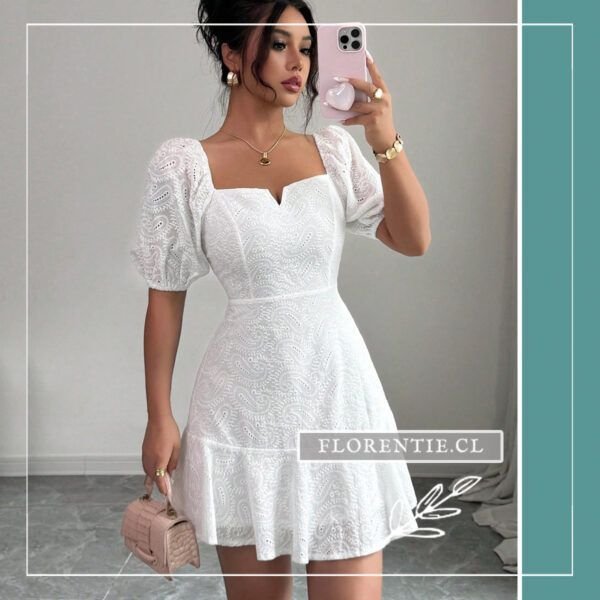 Vestido blanco Ruth - Imagen 5
