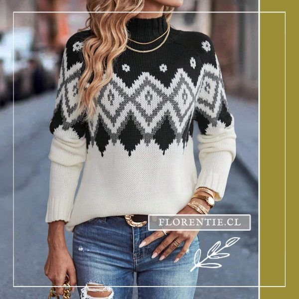 Sweater etnico mujer