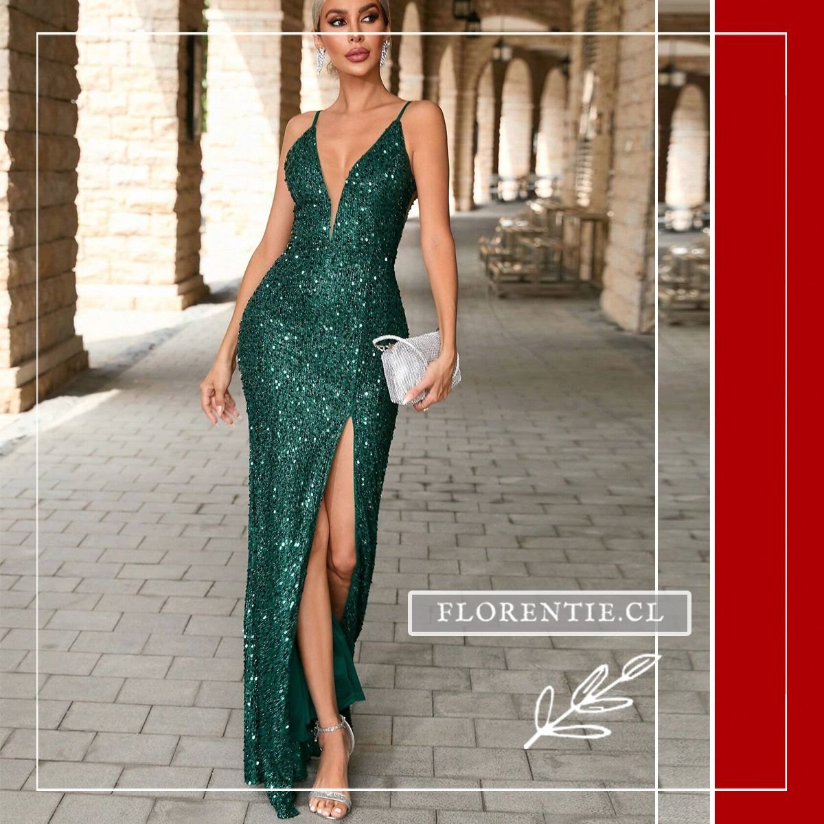 Vestido ajustado largo