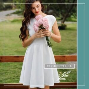 Vestido blanco Aube