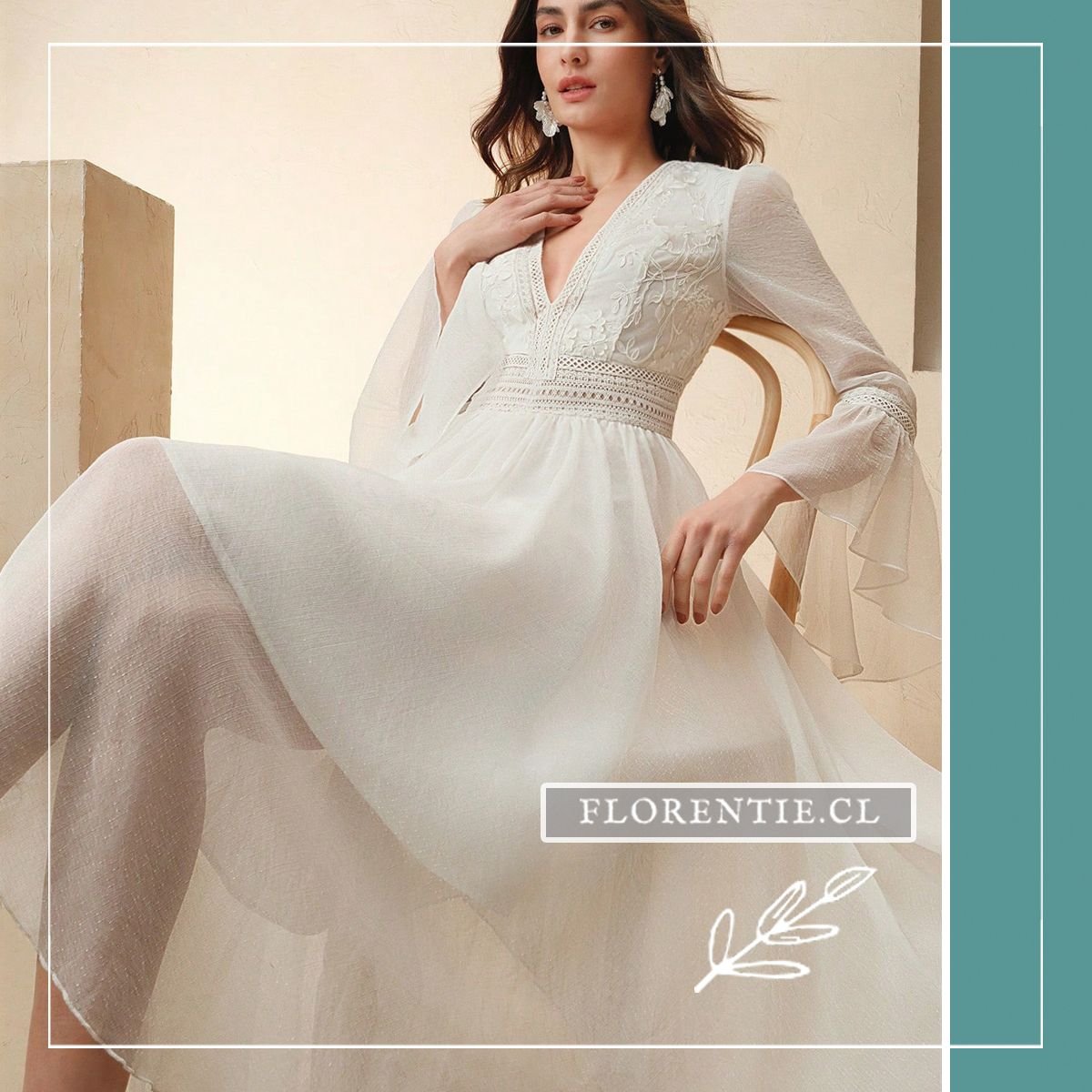 Vestido novia civil Clara