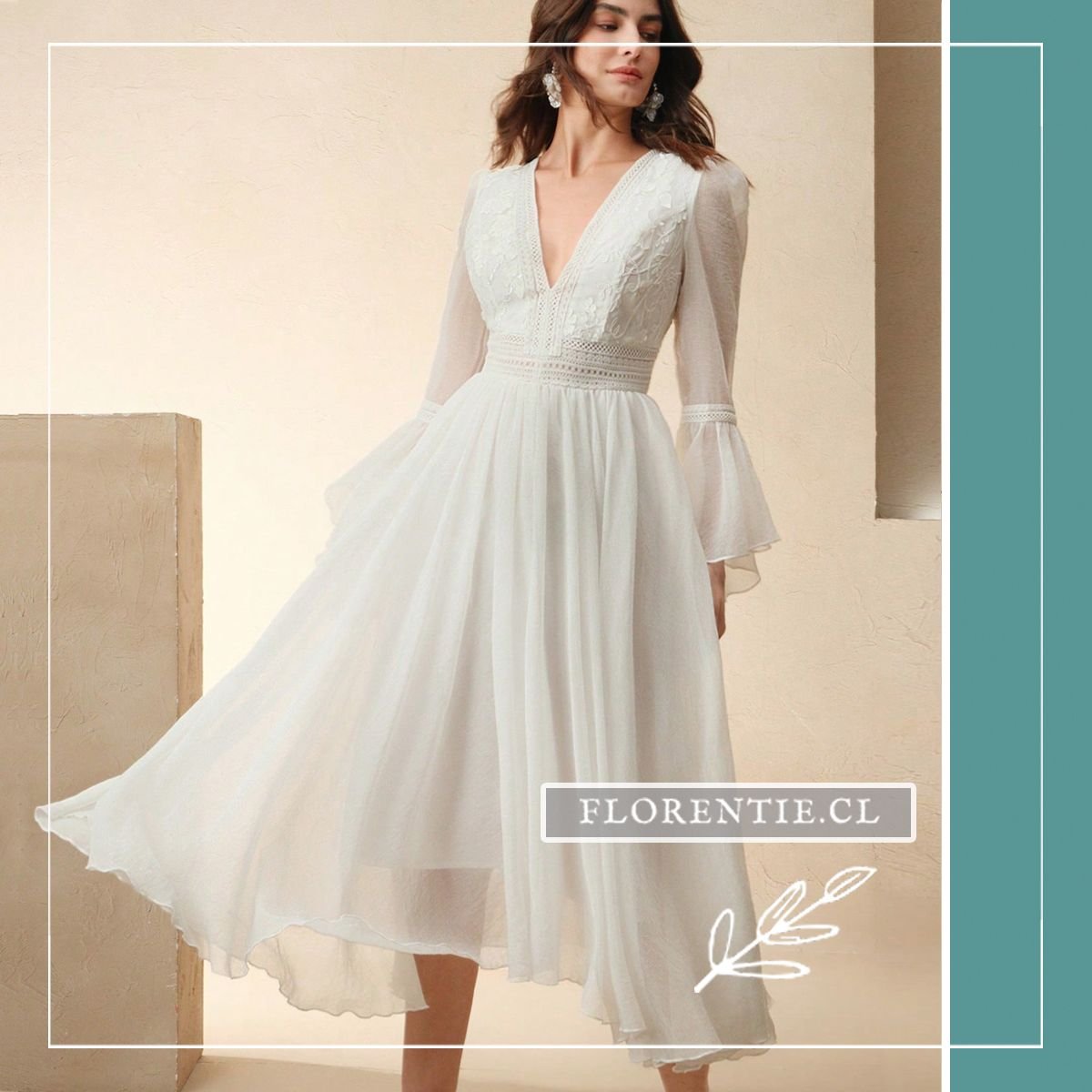 Vestido novia civil Clara - Imagen 4