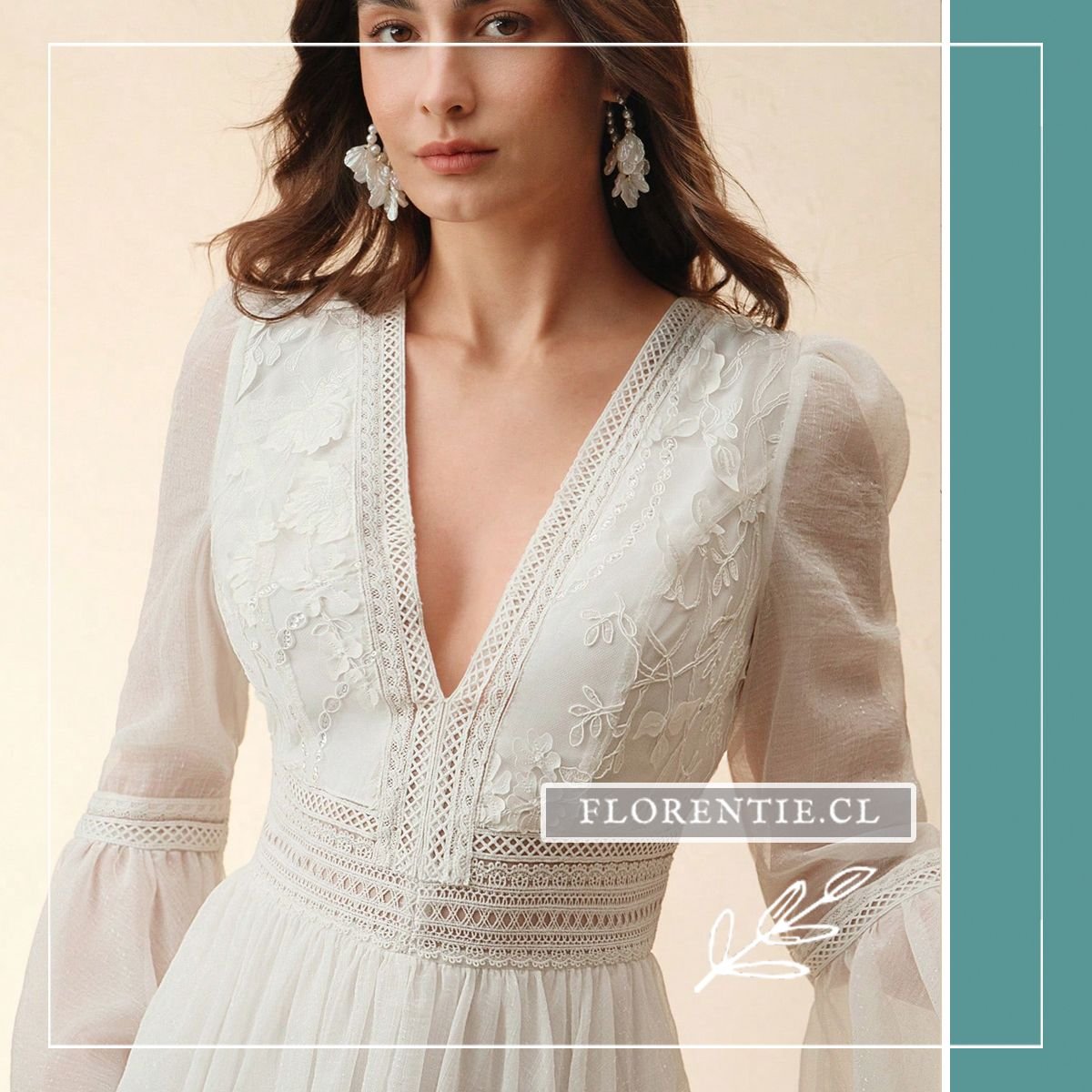 Vestido novia civil Clara - Imagen 6