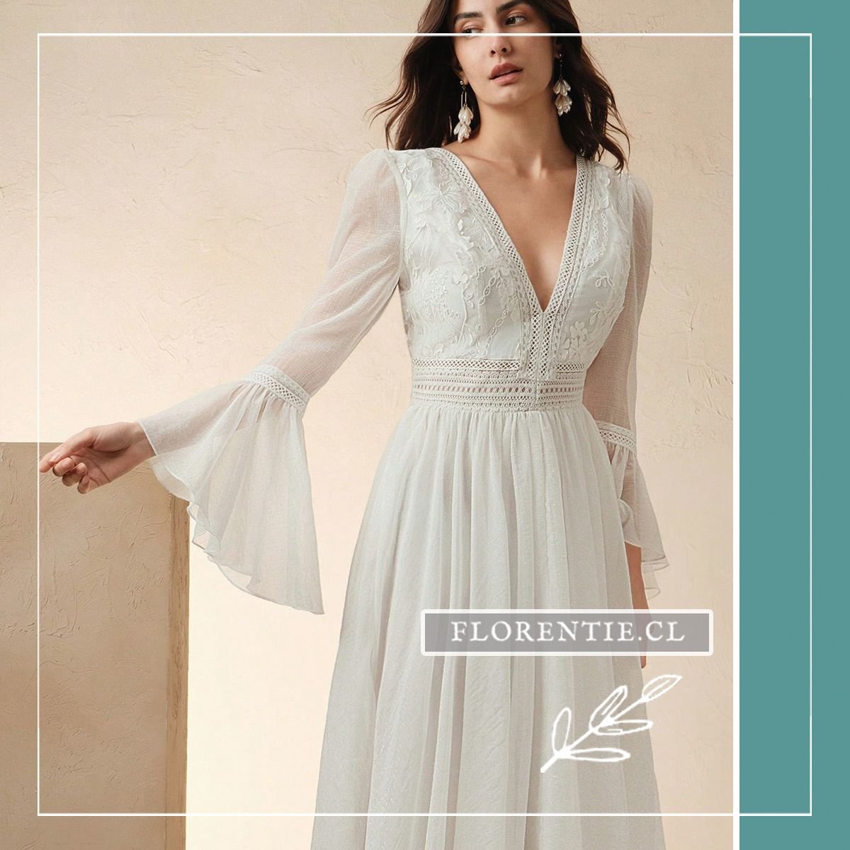 Vestido novia civil Clara - Imagen 5