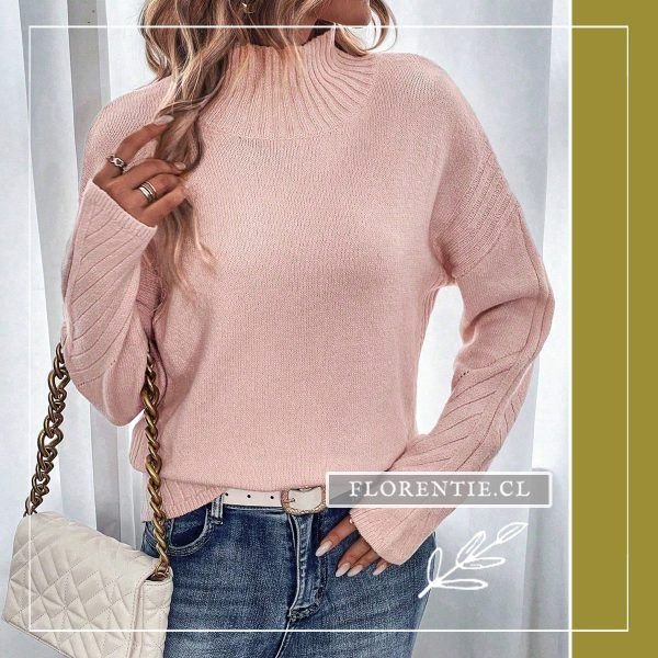 Chaleco corto mujer invierno rosa