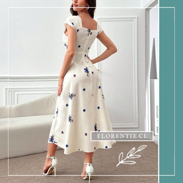 Espalda vestido blanco