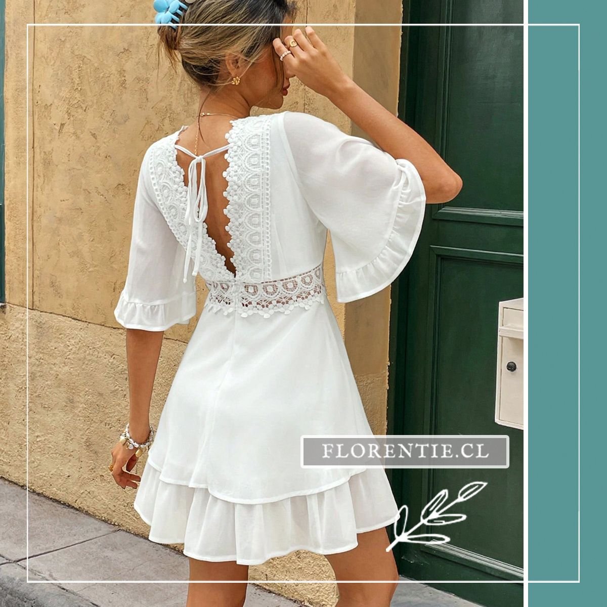Espalda vestido de novia boho chic