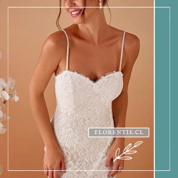 Vestido blanco Bawelny - Imagen 4