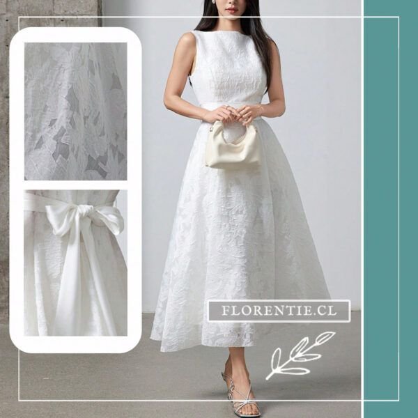 Vestido blanco Castell