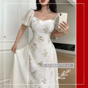 Vestido blanco Fiore