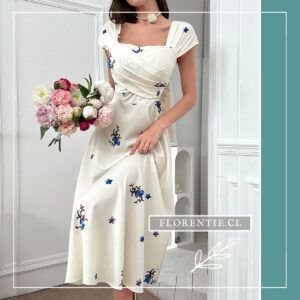 Vestido blanco Fiore
