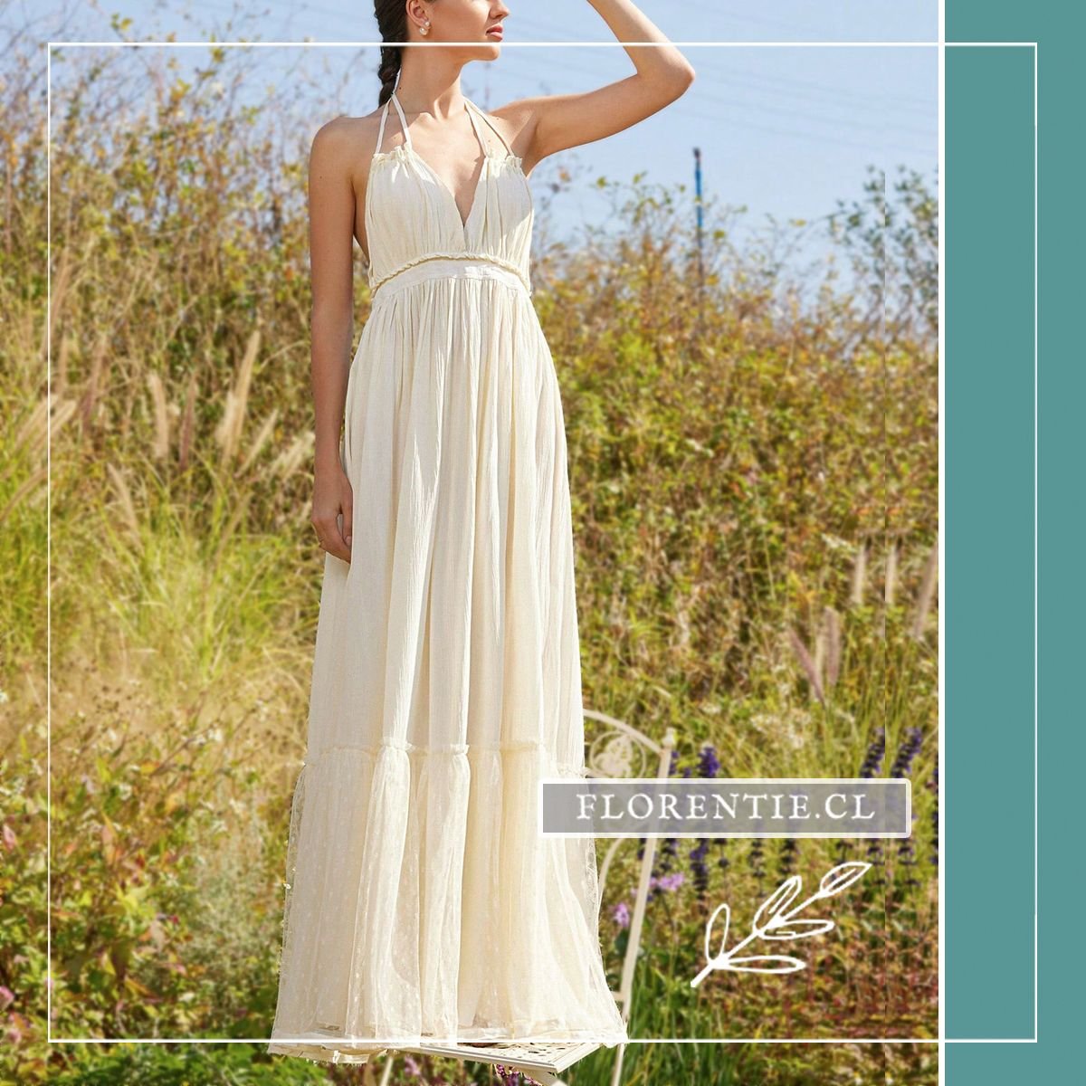 Vestido blanco hippie chic
