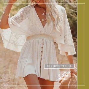 Vestido bohemio blanco