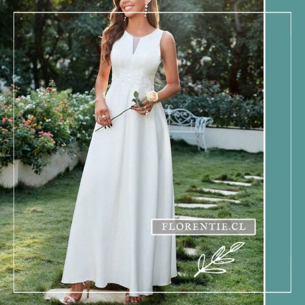Vestido novia civil Crystal 3