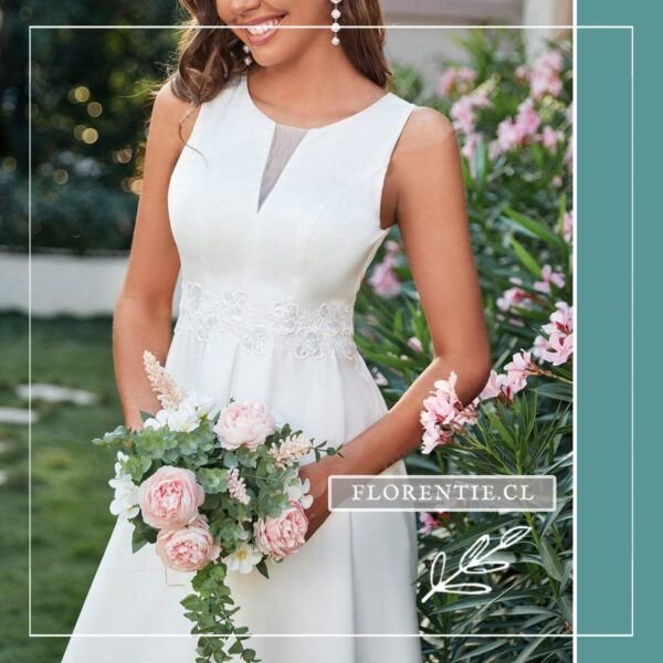 Vestido novia civil Crystal 5