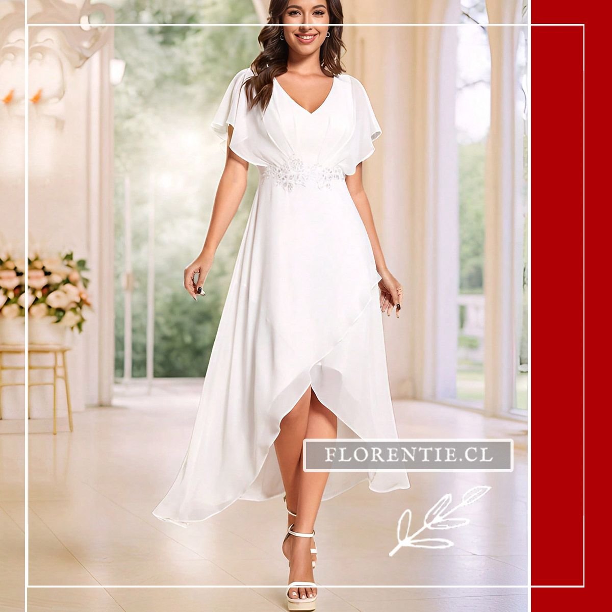 Vestido novia civil Kelly