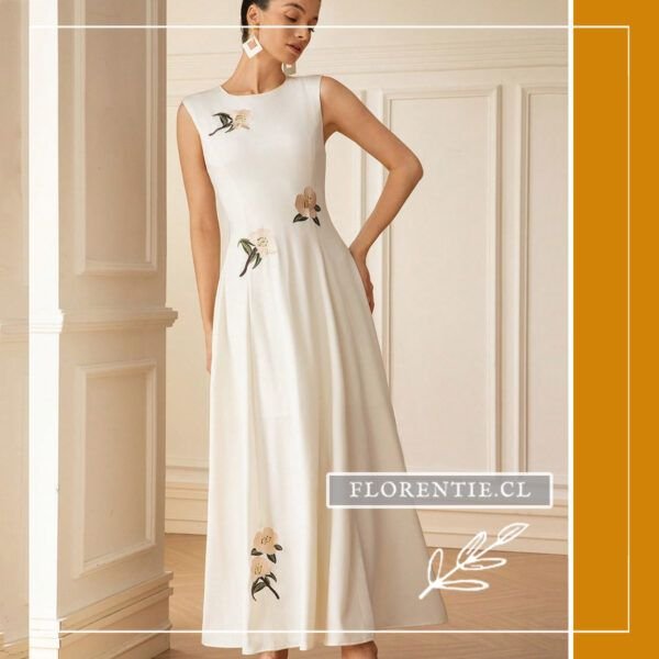 Vestido novia civil blanco