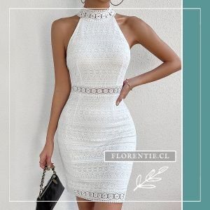 Vestido novia civil blanco encaje