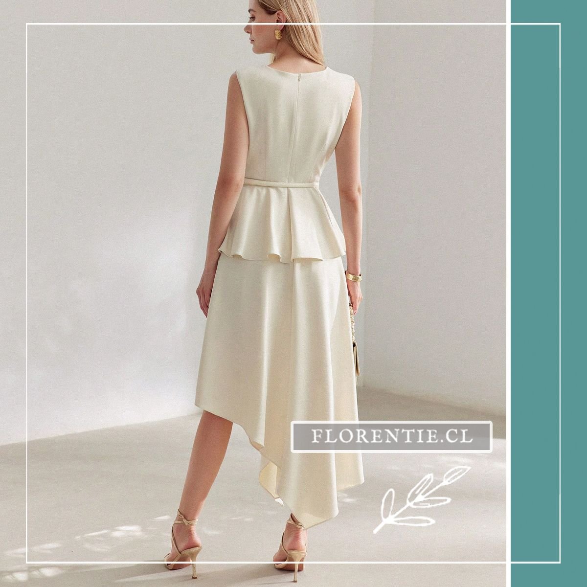Vestido novia civil borbolet - Imagen 7