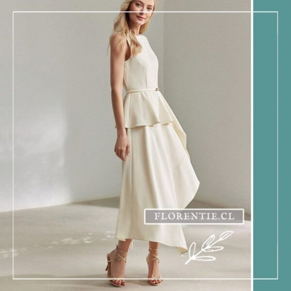 Vestido novia civil borbolet - Imagen 4