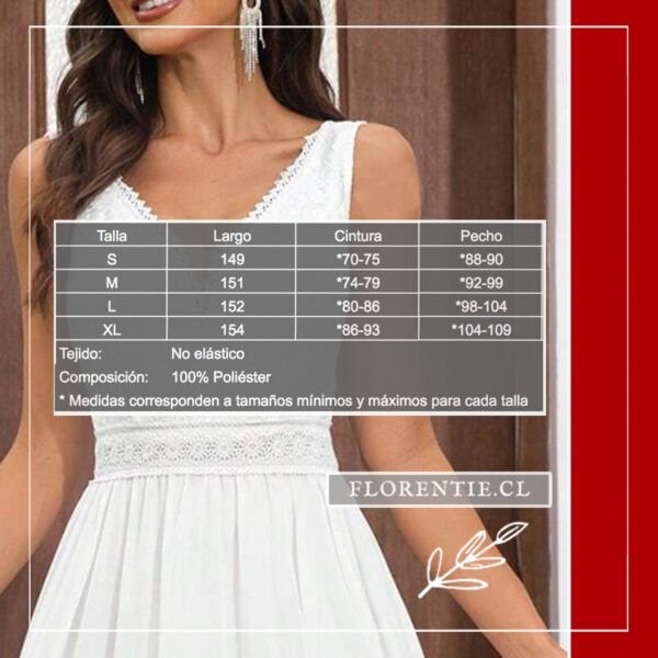 Medidas vestido novia civil