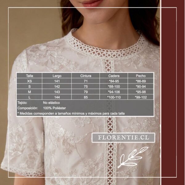 Medidas vestido novia civil
