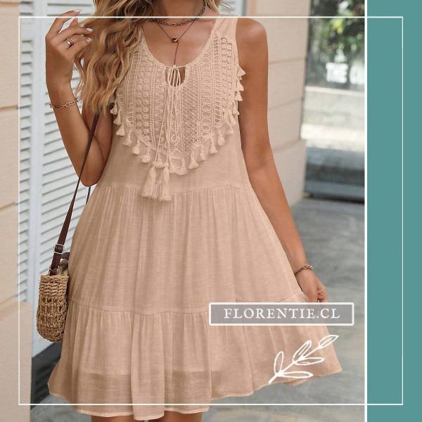 Vestido beige verano