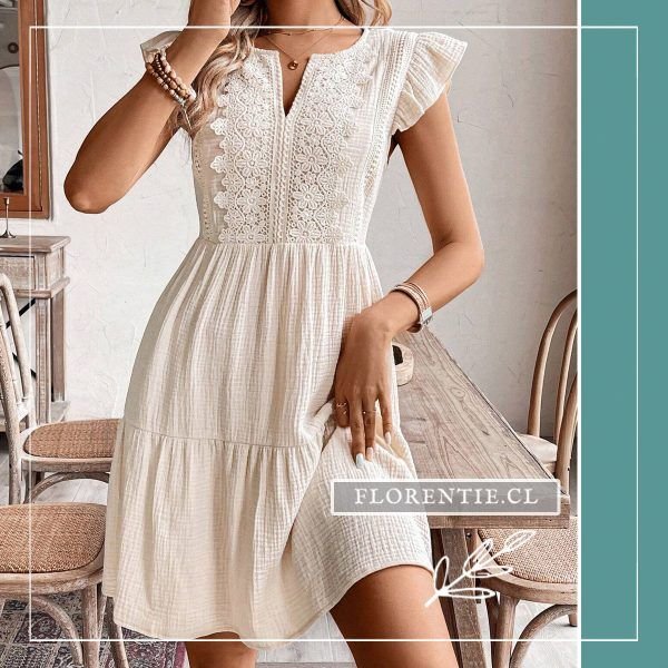 Vestido blanco bohemio