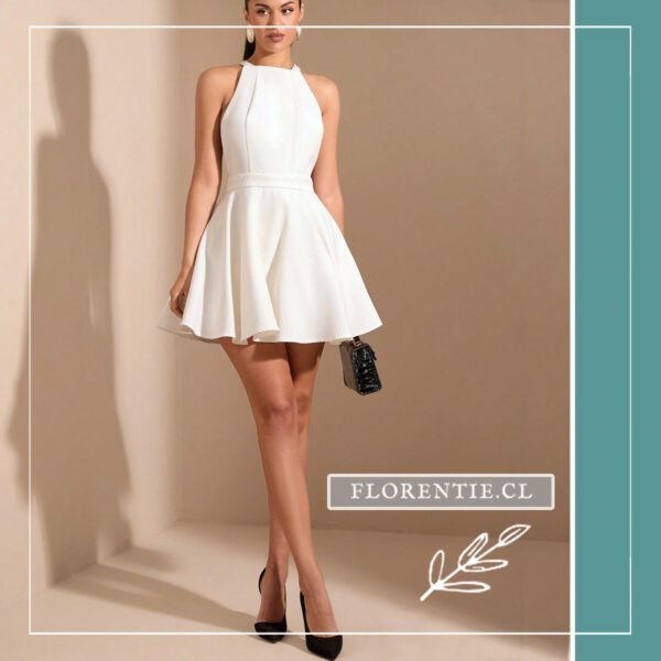Vestido blanco juvenil
