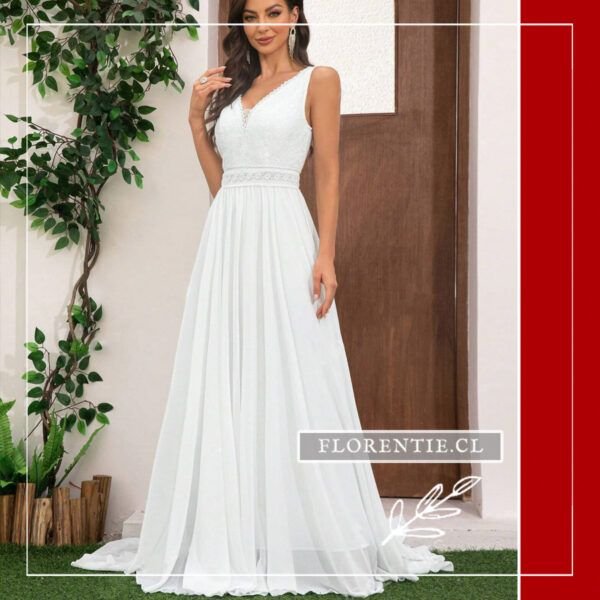 Vestido civil novia Chile