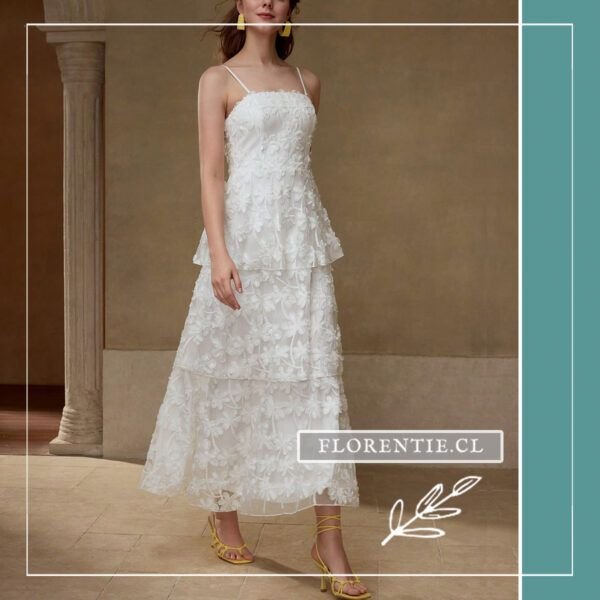 Vestido encaje floral