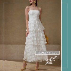 Vestido encaje floral Alondra