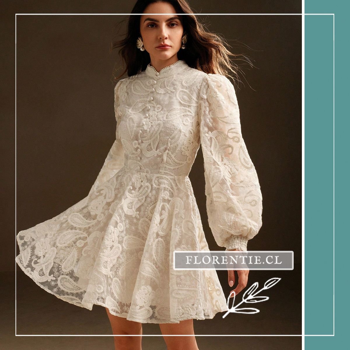 Vestido novia civil Leontine - Imagen 2