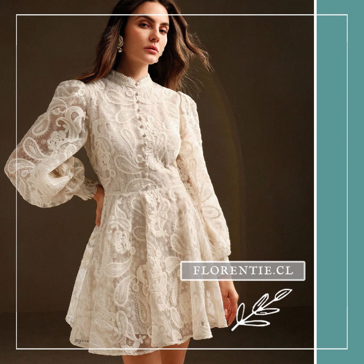 Vestido novia civil Leontine - Imagen 3