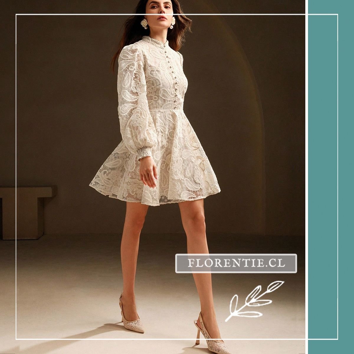 Vestido novia civil Leontine - Imagen 7