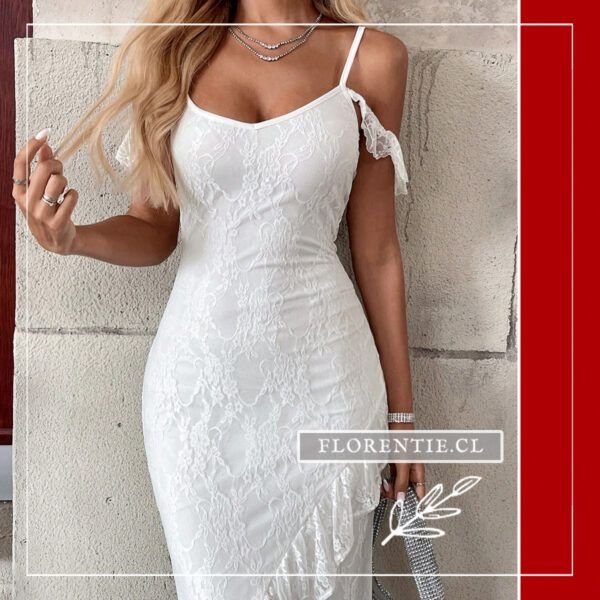 Vestido novia civil con tirantes