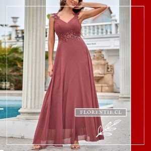 Vestido palo rosa mujer