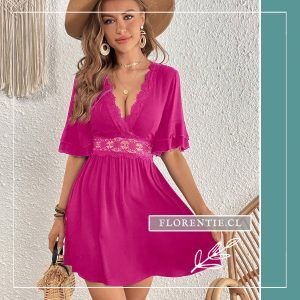 Vestido primaveral mujer fucisa