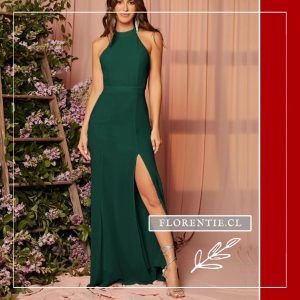 Vestido verde de fiesta